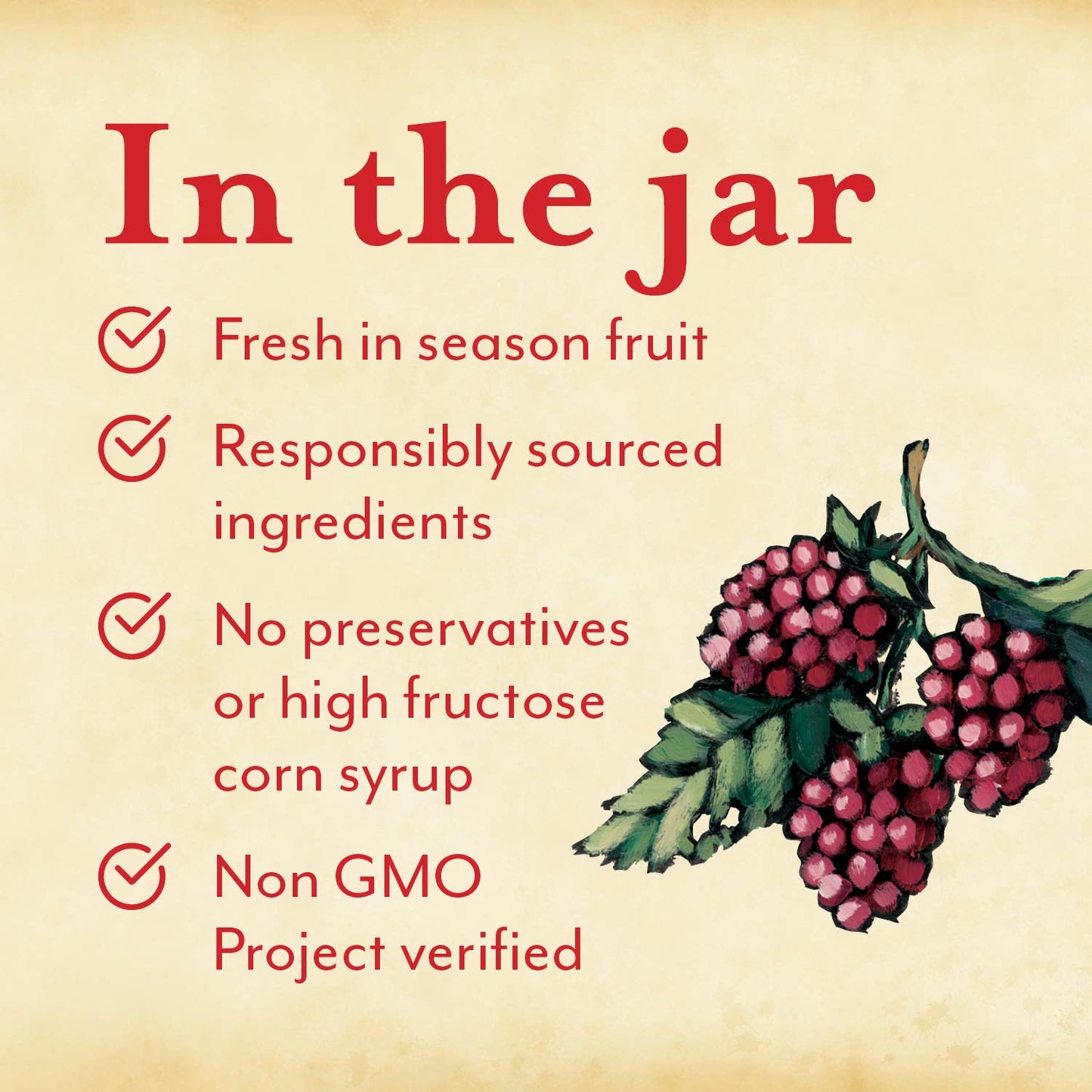 Oregon Growers Red Raspberry Fruit Spread - Organic Raspberry Jam, Organic Raspberries, Raspberry, Red Raspberry Jam Made In Ore