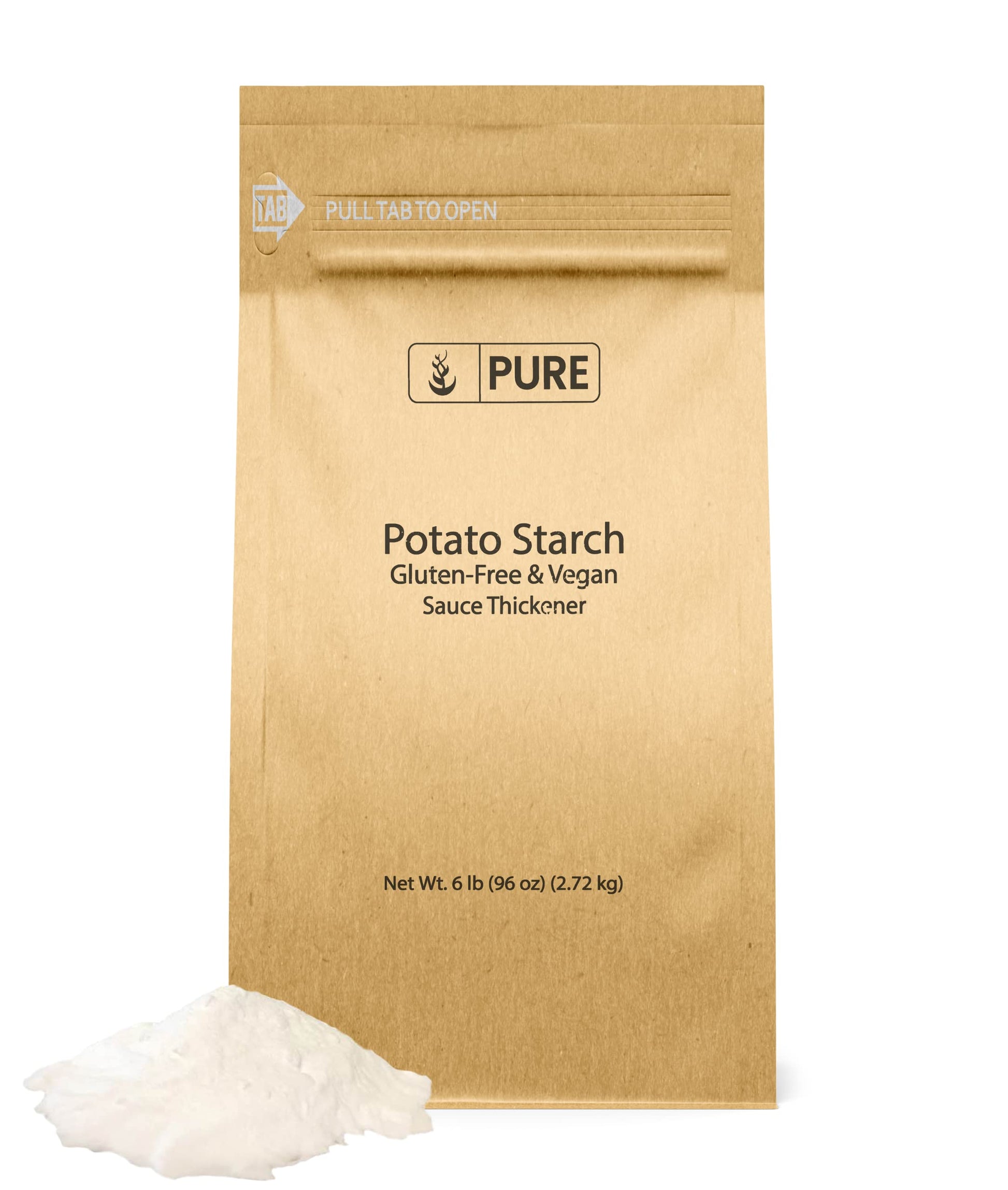 Pure Original Ingredients Potato Starch Thickener For Sauces, Soup, & Gravy (6 Pound)