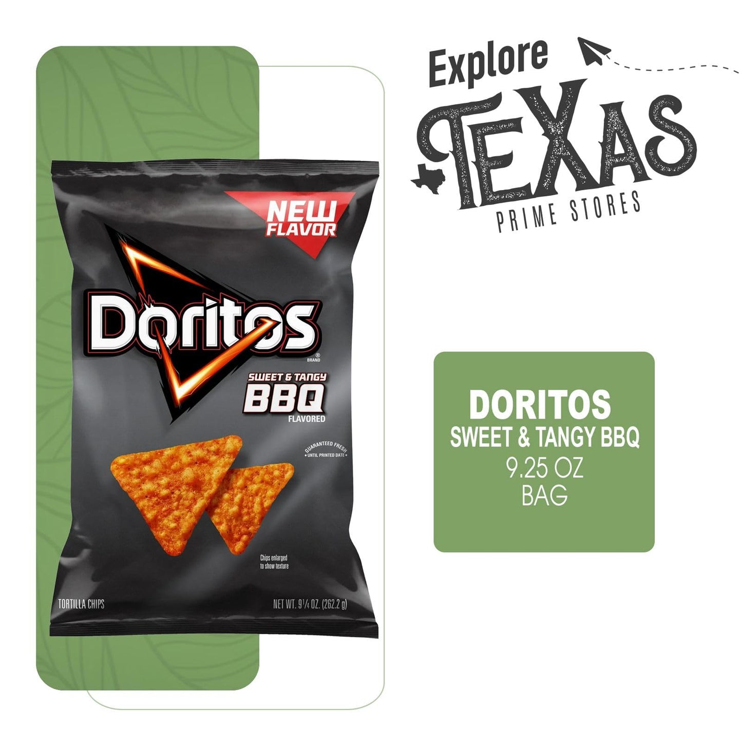 Doritos 6-Pack Of Sweet Tangy Bbq Flavored Tortilla Snack Chips 9.25 Oz Bag + 1 Freebie By Lavinia Essentials Brand