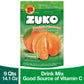 ZUKO Mandarin Instant Powder Drink | Family Pack | No Sugar Needed | Vitamin C | 14.1 Ounce (Pack of 6)