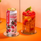 Seven Teas Red Raspberry Iced Tea, Lightly Sweetened, Pack of 12 Cans, 16 OZ