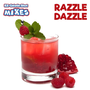 EZ-SQUEEZE Razzle Dazzle Jello Shot Mix - Premium Gluten-Free Gelatin Powder - 6.78 oz Pack