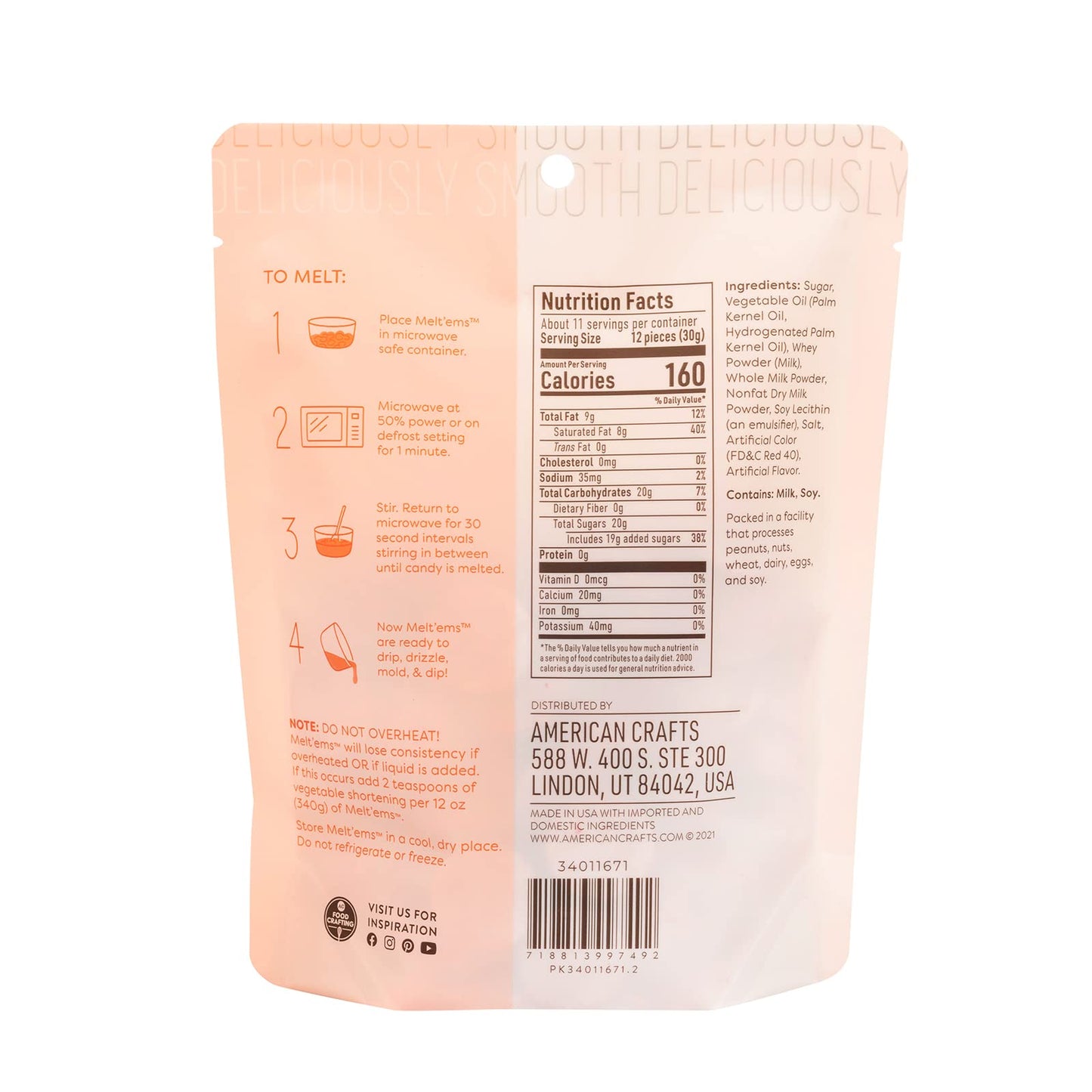 Sweetshop Meltems 12oz-Coral