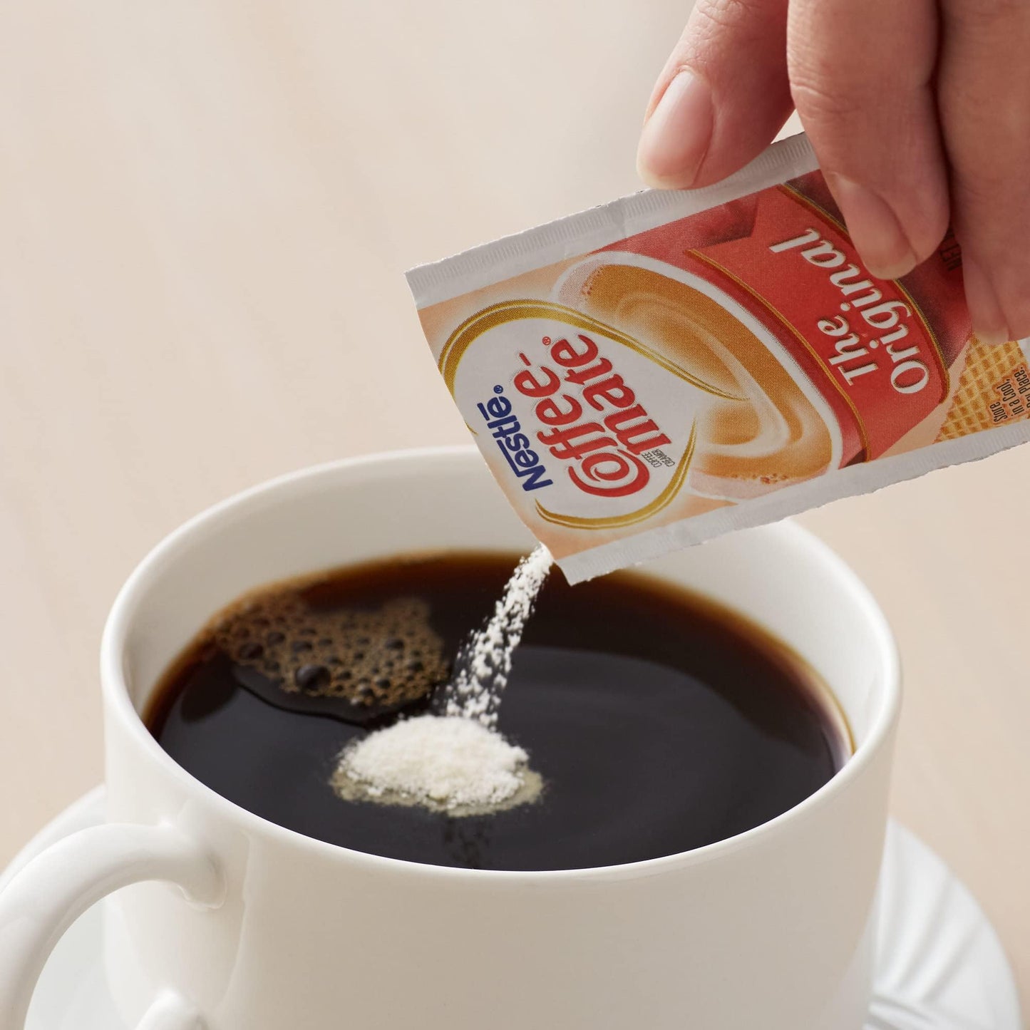 Coffee Mate Original 3 Gram Single Serve Powdered Creamer Packets (Pack Of 100)
