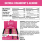 Kates Real Food Organic Energy Bars Oatmeal Cranberry & Almond (1.1 oz  Pack of 24)  Non-GMO  All-Natural Ingredients  Gluten-Free and Soy-Free Healthy Snack with Natural Flavors