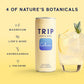Trip Mindful Blend  Lightly Sparkling Calming Drink  120 MG Magnesium Citrate with Ashwagandha  Lions Mane & L Theanine  No Added Sugar  Low Calorie  Vegan  Blood Orange  12 Oz  12Pk
