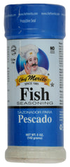 Chef Merito, Fish Seasoning, 5 Ounces, Pack of One, Small Bottle, Great for Frying, Grilling and Oven Baking