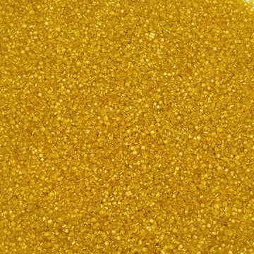 Senchanting Gold Sanding Sugar Sprinkles, Edible Crystal Gold Sanding Candy Sugar for Cake Decorating Wedding Party Baking Cupca