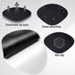 HTZNHXT 8-Pair Black Self-Adhesive Shoe Patches for Holes, Heel Repair for Sneakers, Leather & High Heels