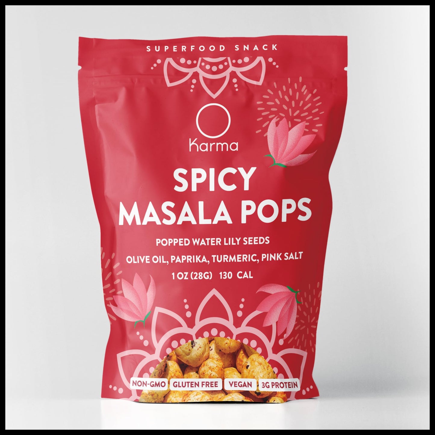 Karma Variety Popped Water Lily Seeds (Makhana) - 7 Flavor Variety Pack | Plant Based High Protein Gluten-free Nutritious Crunch