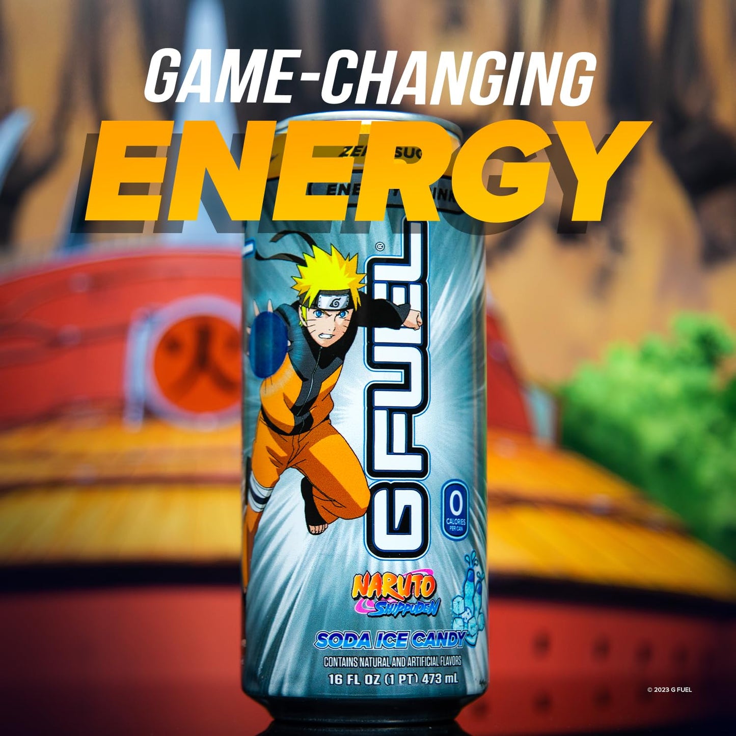 G Fuel Energy Drink Lemon Lime Slushie, Sugar Free, 140mg Caffeine, 16 oz Cans, 12-Pack