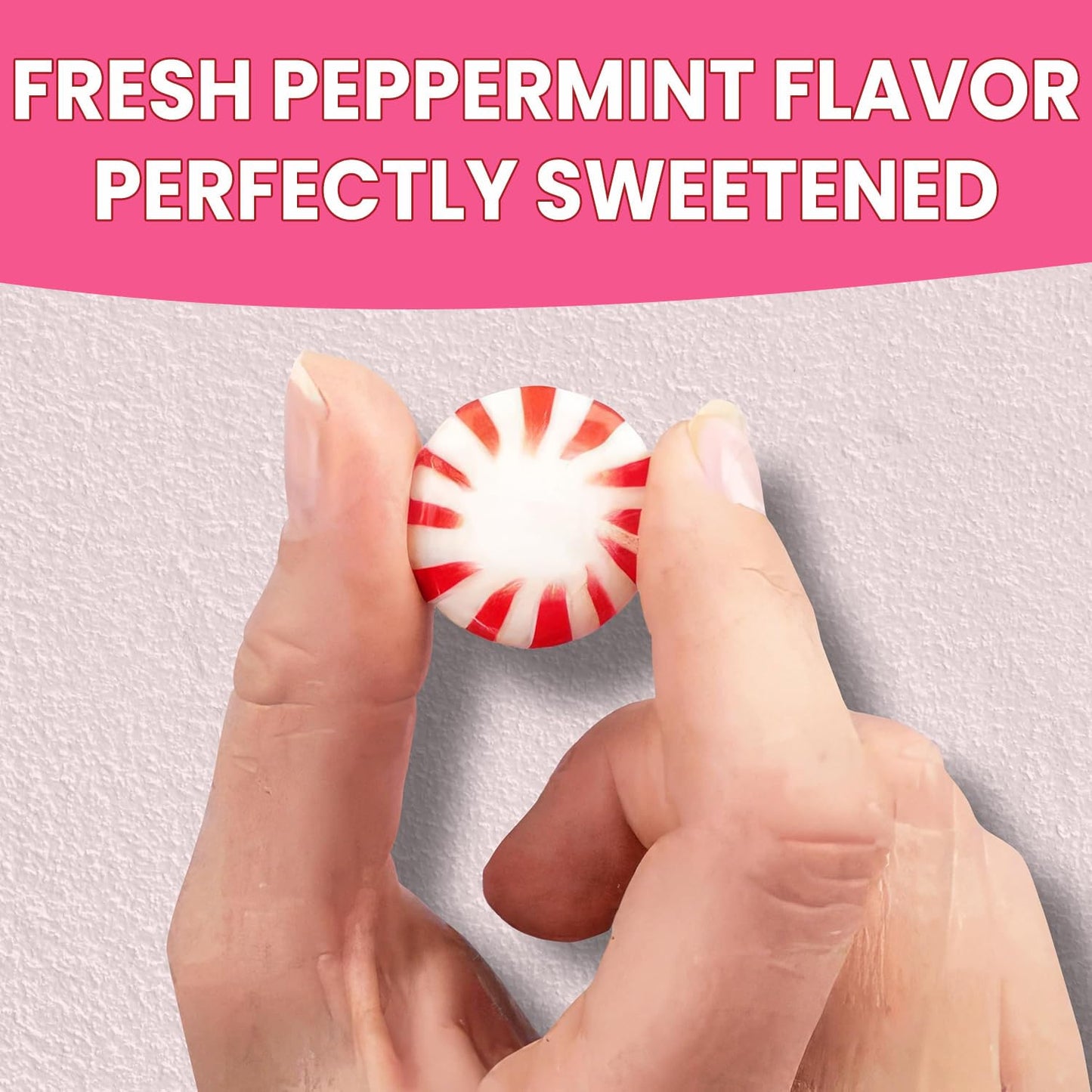 Starlight Mints Individually Wrapped 5Lbs Pack - Bulk Peppermint Candy, 400+ Hard Mint Candy - Holiday Mints Bulk Individually W