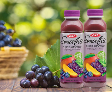 OKF Smoothie Purple, 16.9 Fl Oz (Pack of 20) - Refreshing Fruit Drink, Convenient Size