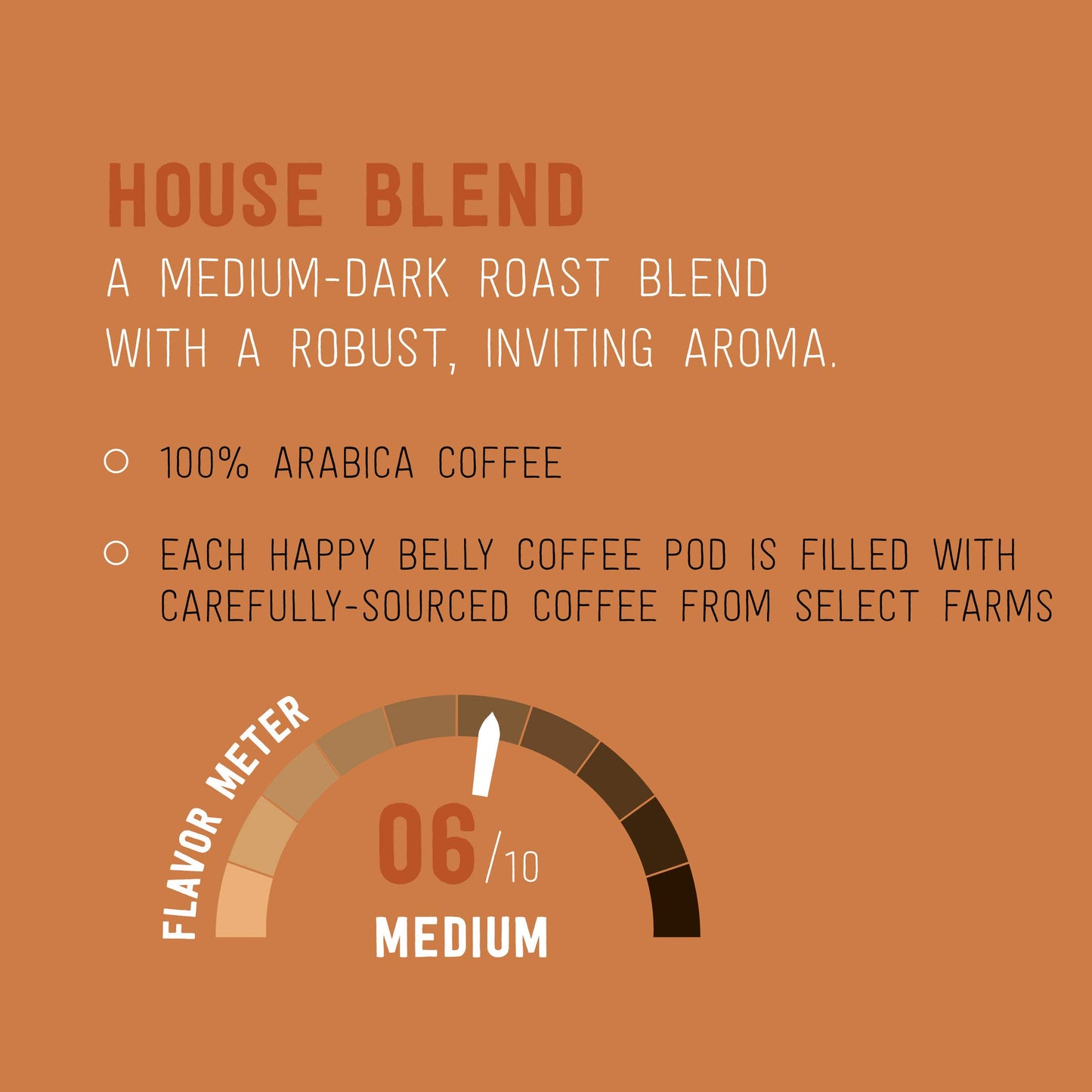 Happy Belly Medium-Dark Roast Coffee Pods, House Blend, 100 Count, Compatible with Keurig 2.0 K-Cup malt-inspired
