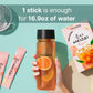 Teazen Summer Peach Iced Tea, Sugar Free, Uva Black Tea, Hydration Drink Mix, 10 Sticks, 1.76Oz