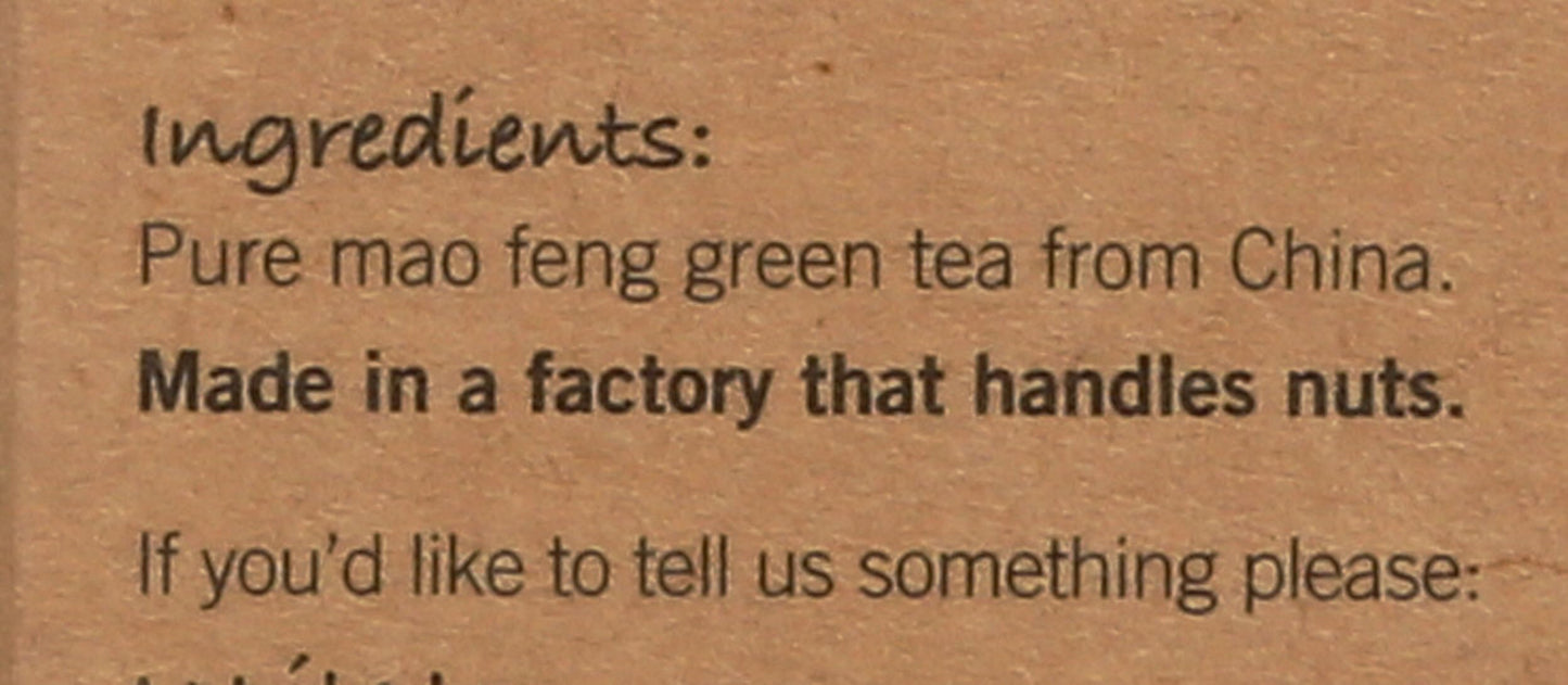 Teapigs, Tea Green Mao Feng, 15 Count