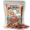 Gears Out Roasted Bunny Nuts - Gourmet Salted Almonds, 8oz Bag, Perfect for Easter Gifts and Holiday Treats