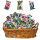 Lupy Lups! Cotton Candy Party Pack Halloween Edition - 0.5 oz 24 Pack Each, Individually Wrapped - Perfect for Stockings, Treats