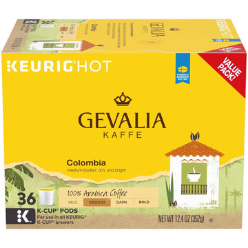 Gevalia Colombia Medium Roast K-Cup Coffee Pods (32 ct Box)
