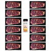 Nebraska Star Beef High Quality Steaks - 12 Packs With Signature Seasoning (12-8Oz Ny Layers)