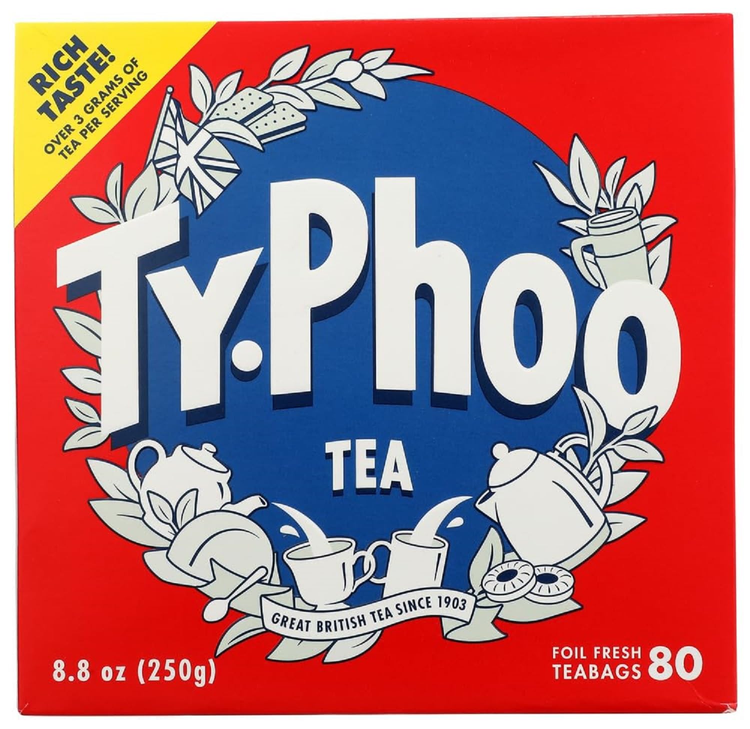 Typhoo Tea Bags - 80 Pack