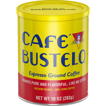 Caf   Bustelo Espresso Dark Roast Ground Coffee, 10 Ounces (Pack of 4)