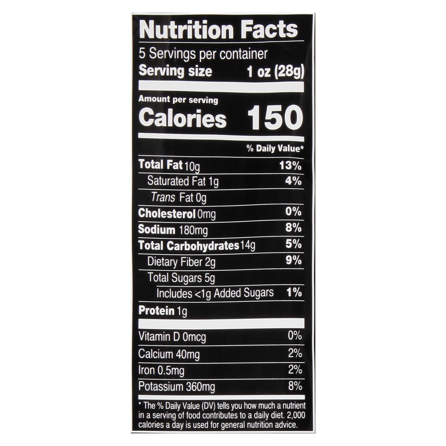 Terra Vegetable Chips, Sour Cream & Onion, 5 Oz (Pack Of 6)