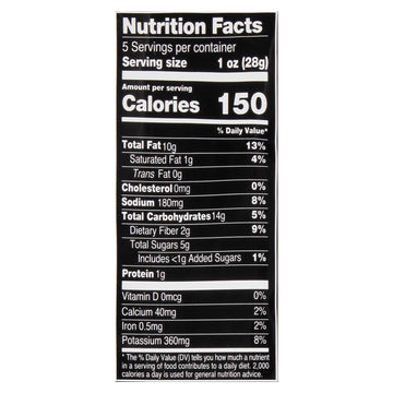 Terra Vegetable Chips, Sour Cream & Onion, 5 Oz (Pack Of 6)
