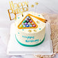 Billiards Cake Topper Billiards Cake Decoration Billiards Ball Birthday Party Supplies Billiards Ball Birthday Cake Decoration B