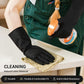 Thxtoms Dishwashing Gloves, 3 Pairs Reusable Latex Cleaning Gloves For Housework, Kitchen, Bathroom, Extra Large, Black