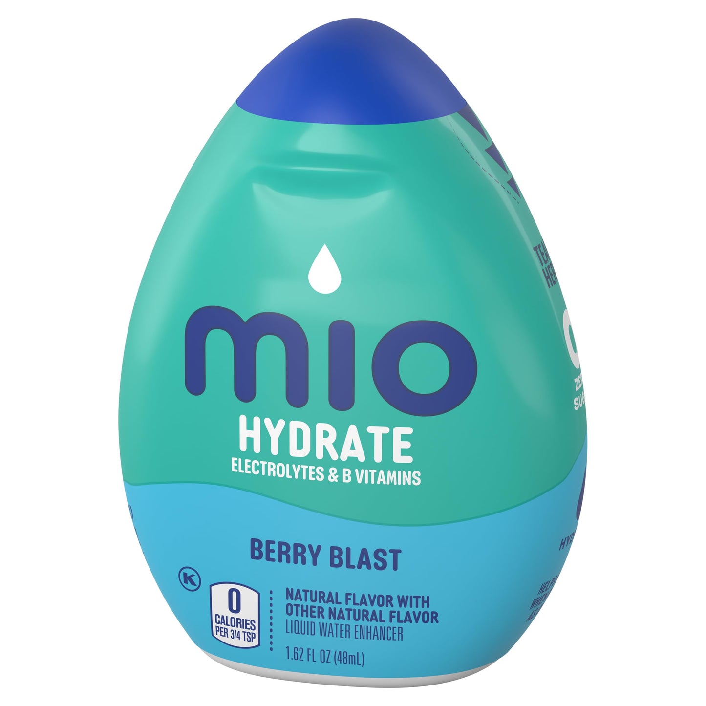 MiO Sport Liquid Water Enhancer, Caffeine Free, Berry Blast, 1.62 fl oz (Pack of 12)