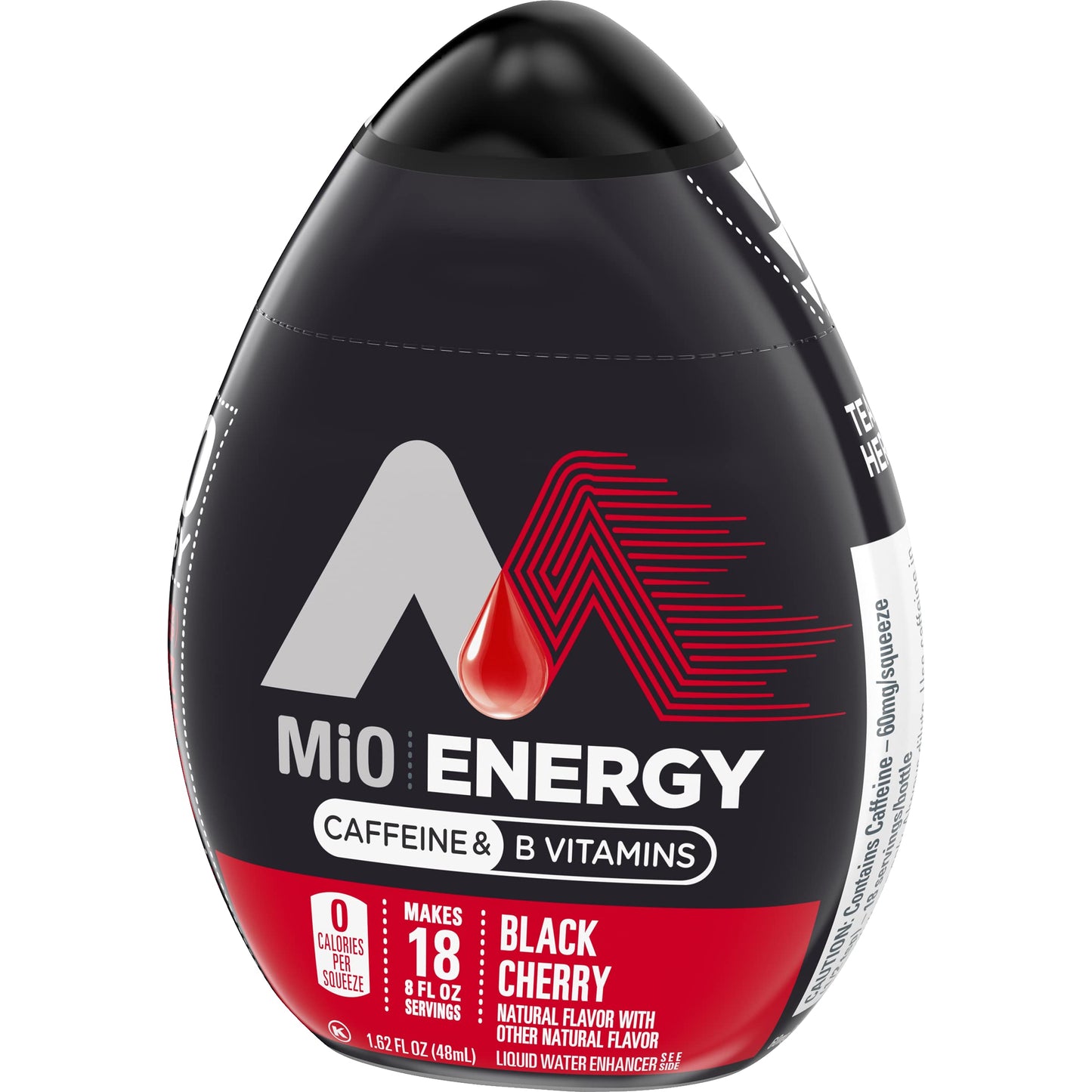 Mio Energy Liquid Water Enhancer, Black Cherry Flavor, 1.62 Fl Oz, 4-Pack