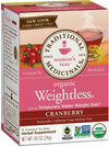 Traditional Medicinals Organic Weightless Cranberry Women'S Tea, 16 Tea Bags (Pack Of 6)