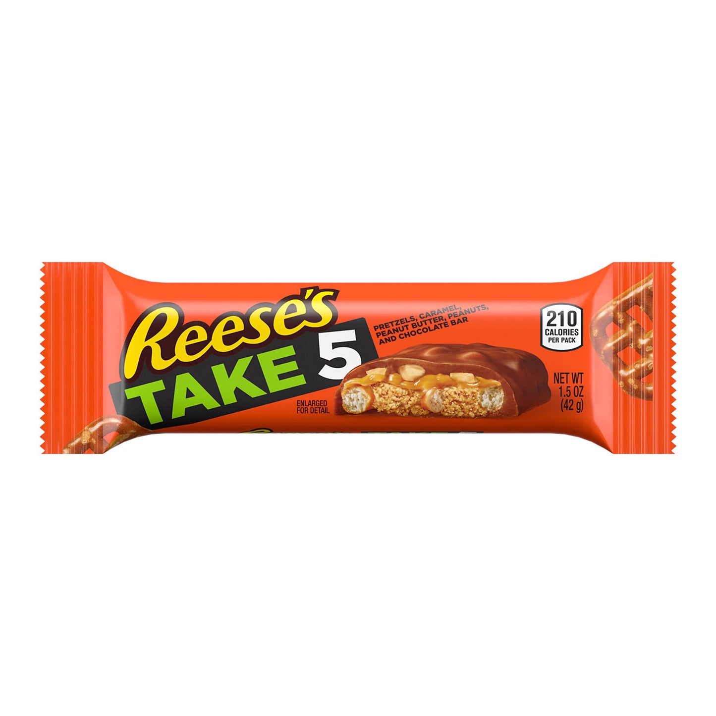 Reese'S Take 5 Pretzel, Peanut And Chocolate Candy Bars, 1.5 Oz (18 Count)