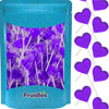 Fruidles Lollipops Mini Heart Shaped Flavored Delicious Lollipop, Individually Wrapped, 5g Lollipop (1200 Lollipops, Grape)