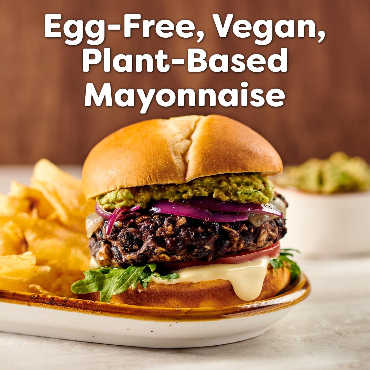 Hellmann'S Heavy Duty Vegan Mayonnaise Jar, Creamy Plant Based Mayo, Condiment For Salads And Sandwiches, Egg Free, 1 Gallon, 12
