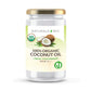 NaturaleBio Organic Virgin Coconut Oil 32 fl oz Raw Cold Pressed for Skin, Hair, Moisturizer, Massage, Body, Hand, Cream, Vegan 