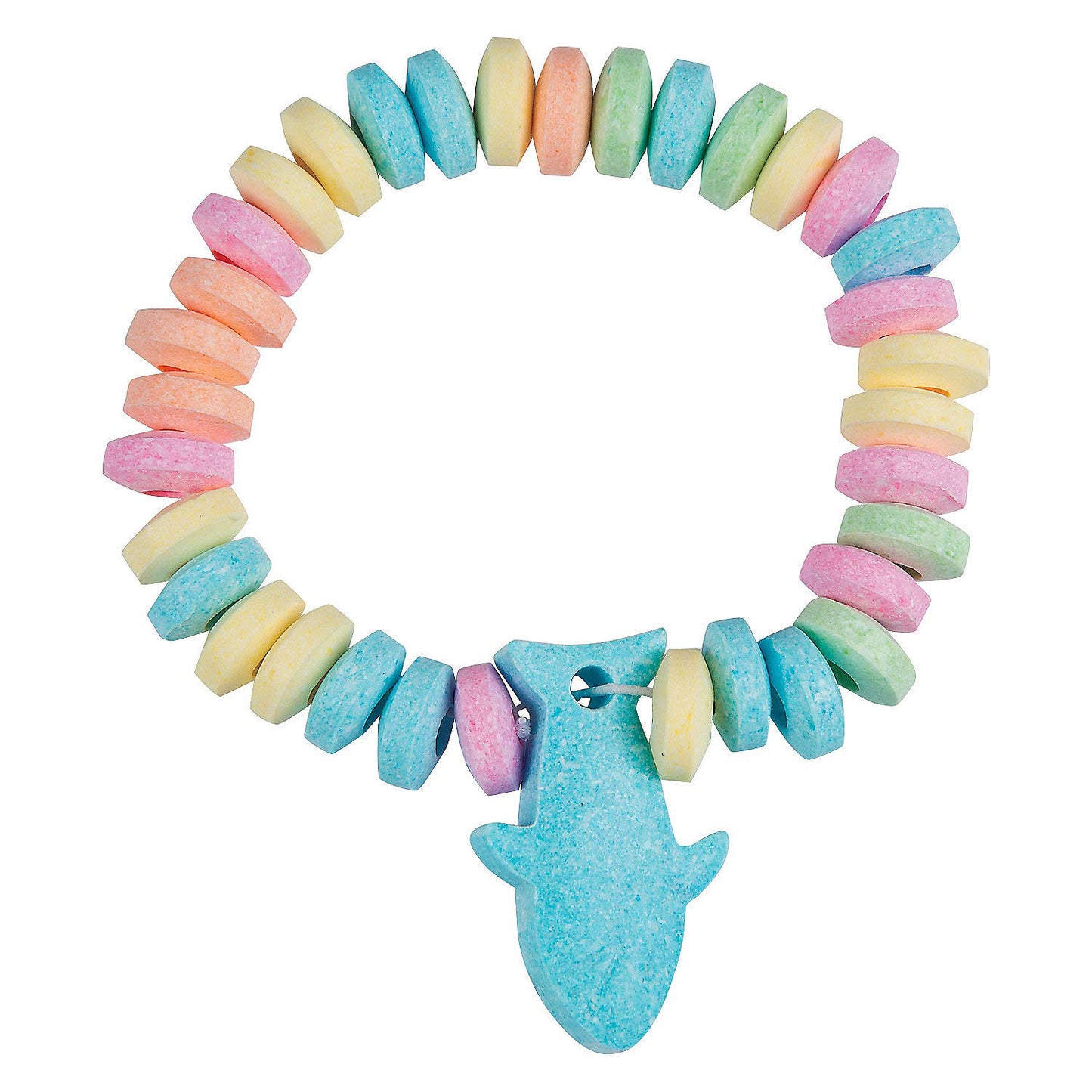 Fun Express Marine Theme Shaped Candy Bracelets - Pack Of 12 For Kids And 18+ Uses