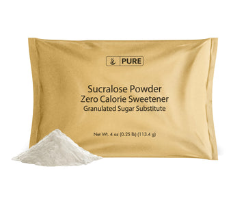 Pure Original Ingredients Sucralose Powder (4 Oz) Zero Calorie Sweetener Sugar Substitute Great For Cooking & Baking.