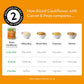 Fullgreen Riced Cauliflower With Carrots And Peas, Non-Gmo, No Preservatives, Shelf-Stable - Exclusive Keto Take Home Case Of 6
