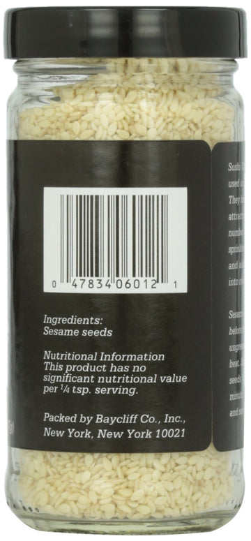 Sushi Chef White Sesame Seeds, 3.75 Oz