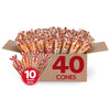 Popcornopolis Gourmet Popcorn  Assorted 40PK Variety Sweet & Savory Snacks  Non-GMO  Gluten-Free