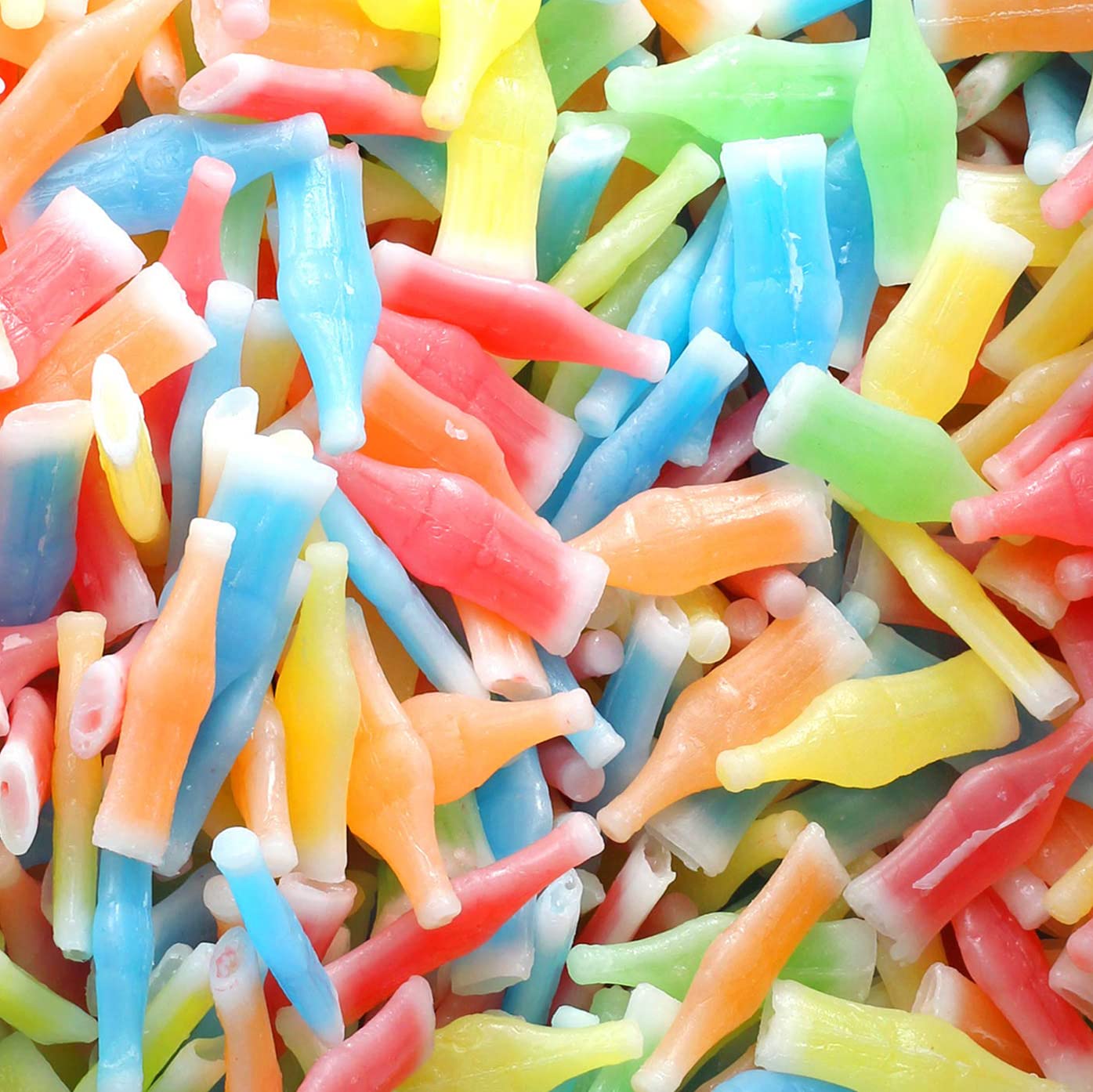 Nik L Nips Wax Bottle Candy Drinks, 1Lb Bulk Candy - Nostalgic 90S Candy - Soda Bottle Nips Wax Candy - By Dr. Variety