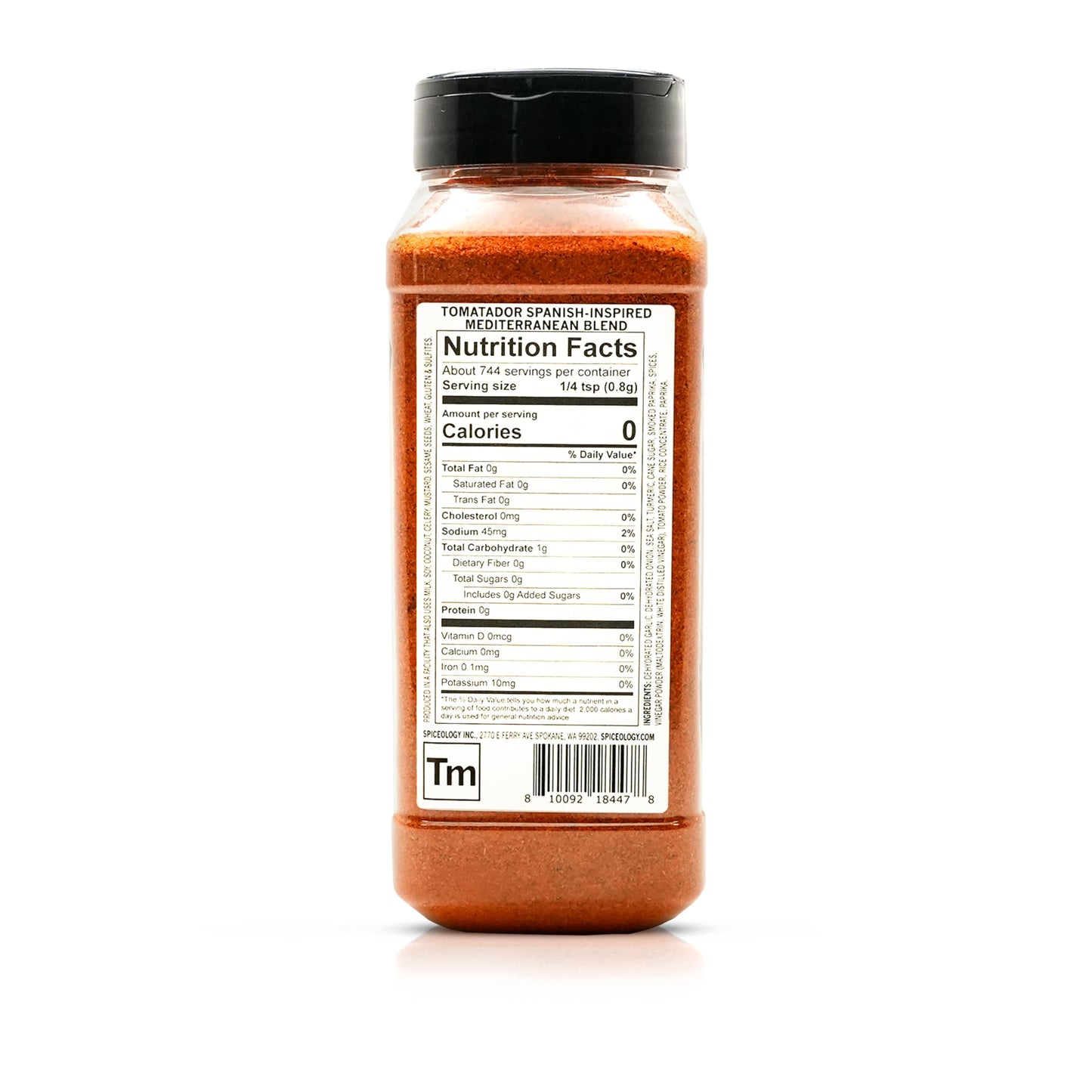 Spiceology - Tomatador - Spanish-Inspired Mediterranean Spice Blend - All-Purpose Rubs, Spices and Seasonings - Use on: Chicken,