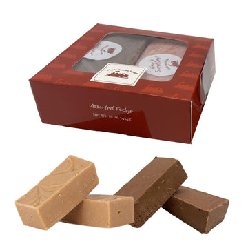 Uncle Butchs Fudge Gift Box - 2-Piece Custom Flavors Sampler Made with Real Butter - Handcrafted Fudge Candy - Choose from 70+ C