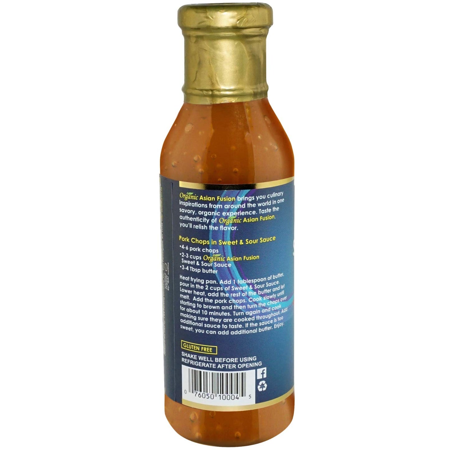 Organic Asian Fusion Tangy Sweet & Sour Marinade & Dipping Sauce - Usda Organic, Non Gmo Project Verified, Gluten Free, Kosher P