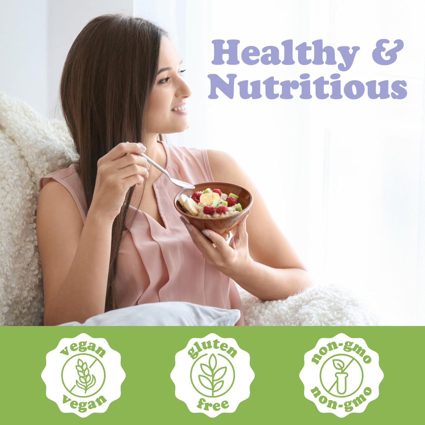Earnest Eats Superfood Oatmeal, Hot Cereal With Quinoa, Superfood Blueberry Chia Blend, 75.6 Oz, Pack Of 6