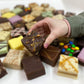 Valley Fudge Chocolate Caramel Pecan Gourmet Candy, Fresh Artisan Fudge, Half Pound Package