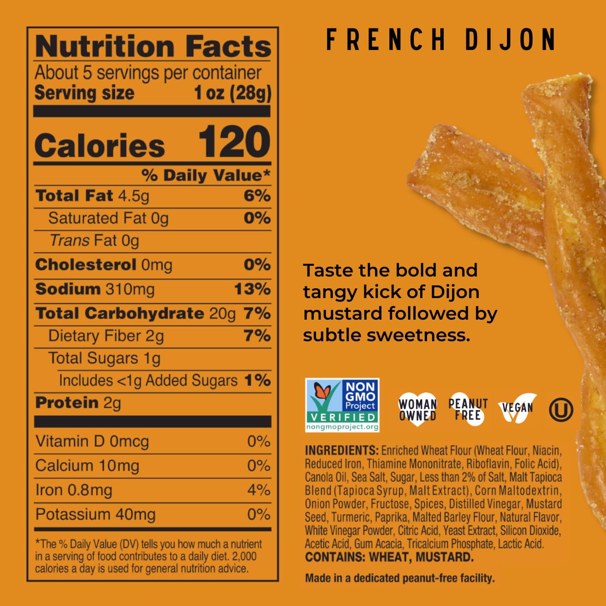 STELLAR SNACKS Gourmet Pretzel Braids, Vegan, Kosher, Non-GMO, 5 Oz (Pack of 6)