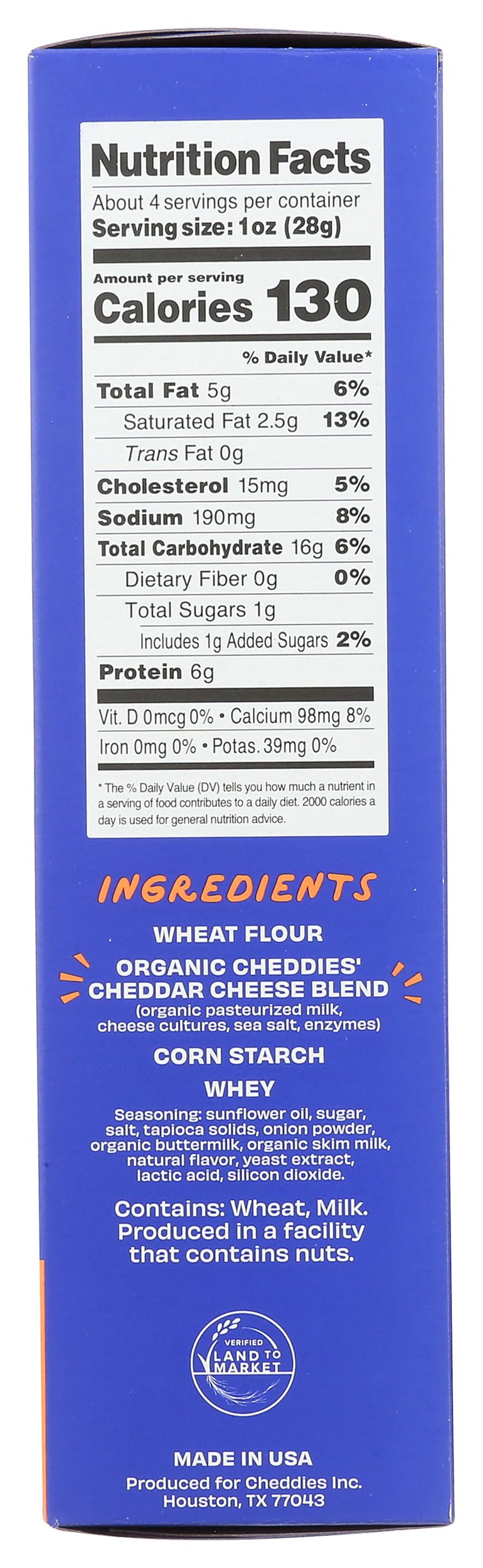 Cheddies er Double Cheddar 4.2 OZ